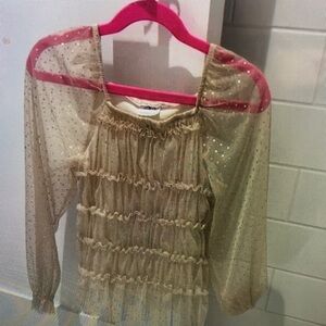 Kids Gold Blouse